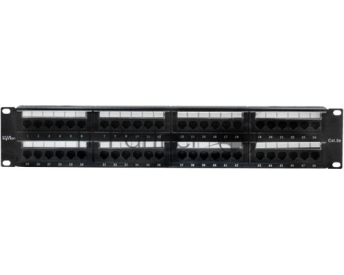 Патч-панель 19', 48хRJ-45, UTP, Cat.5e, 2U
