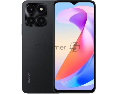 Смартфон Honor X6A 6/128Gb Полночный черный (5109AVSV)