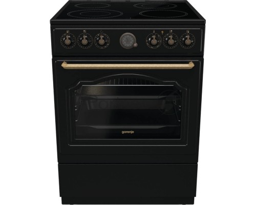 Электрическая плита Gorenje GECS6B71CLB черный стеклокерамика (без крышки)