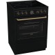 Электрическая плита Gorenje GECS6B71CLB черный стеклокерамика (без крышки)