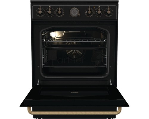 Электрическая плита Gorenje GECS6B71CLB черный стеклокерамика (без крышки)