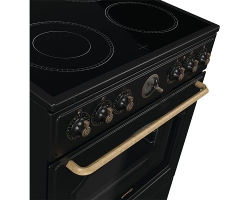 Электрическая плита Gorenje GECS6B71CLB черный стеклокерамика (без крышки)