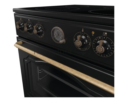 Электрическая плита Gorenje GECS6B71CLB черный стеклокерамика (без крышки)