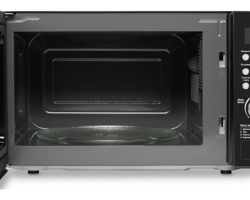 Микроволновая печь Hyundai HYM-D3033 черный, 20 л, 700 Вт, переключатели - кнопки/электронный поворотный механизм
