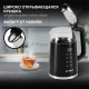Чайник электрический Hyundai HYK-G6404 1.7л. 2200Вт черный/серебристый (корпус: стекло)