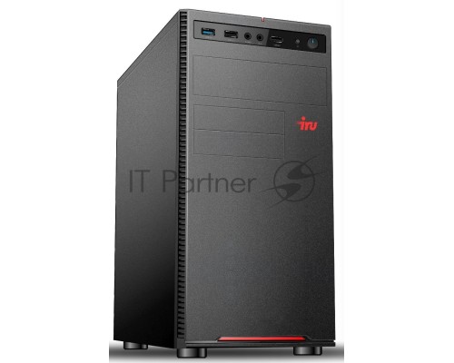 Компьютер  IRU Game 310H6SE MT i3 12100F (3.3) 16Gb SSD512Gb RX 6400 4Gb Free DOS GbitEth 400W черный (1974939)