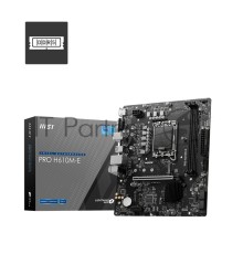 Материнская плата MSI PRO H610M-E, LGA 1700, Intel H610, 2xDDR5, 4xSATA, 1xM.2, 1xPCI-E 4.0 x16, 1xPCI-E 4.0 x1, 1xHDMI, 1xVGA, 1xRJ45 1Gb, 2xUSB-A 3.2 Gen 1, 4xUSB-A 2.0, 3x3.5мм, 7.1, Micro-ATX