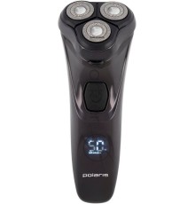Бритва роторная Polaris WaterFlex PMR 0415R реж.эл.:3 питан.:элек.сеть/аккум. черный