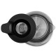 Чайник электрический Polaris PWK 1563CGL 1.5л. 2200Вт черный/прозрачный (корпус: пластик)