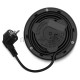 Чайник электрический Polaris PWK 1563CGL 1.5л. 2200Вт черный/прозрачный (корпус: пластик)