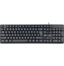 Клавиатура проводная Defender Daily HB-162 RU black (USB, 104+FN кл.) (45162)