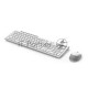 Комплект беспроводной Genius Smart KM-8230 WHITE, клавиатура+мышь, USB, 1 мини-ресивер на оба устройства. Клавиатура: 104 клавиши кнопка SmartGenius, клавиши т
