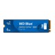 Накопитель SSD WD 1Tb Blue SN580 NVMe, M.2(22x80mm), NVMe, PCIe 3.0 x4, 3D TLC, R/W 3500/3000MB/s, IOPs 460 000/45 600TBW