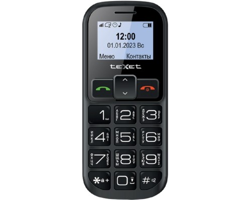 [Мобильный телефон] TEXET TM-B322 цвет черный-красный с ЗУ