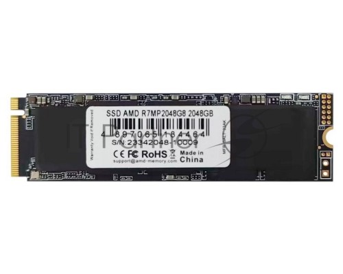 Накопитель SSD AMD 2048Gb M.2 PCIE 4.0 2280 3D NAND Retail R7MP2048G8