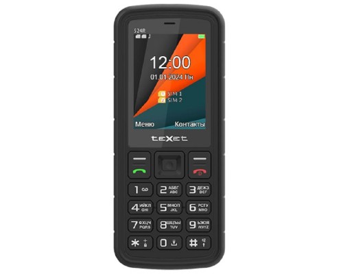 [Мобильный телефон] TEXET TM-524R цвет черный