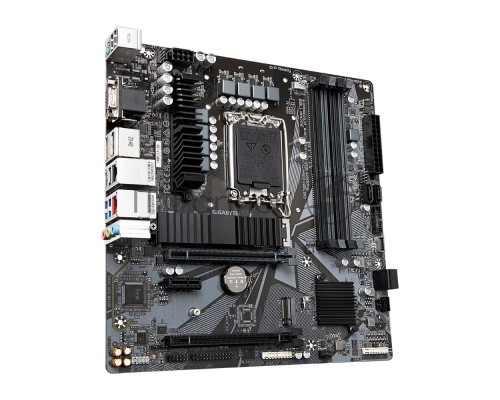 Материнская плата Gigabyte Q670M D3H DDR4, Socket 1700, Intel®Q670, 4xDDR4-3200, D-SUB+HDMI+DP, 2xPCI-Ex16,  1xPCI-Ex1, 4xSATA3(RAID 0/1/5), 2xM.2, 8Ch Audio, 2.5GLan, GLan, (2+4)xUSB2.0, (3+2)xUSB3.2, (1+1)xUSB3.2 Type-C™, 1xPS/2, mATX, RTL