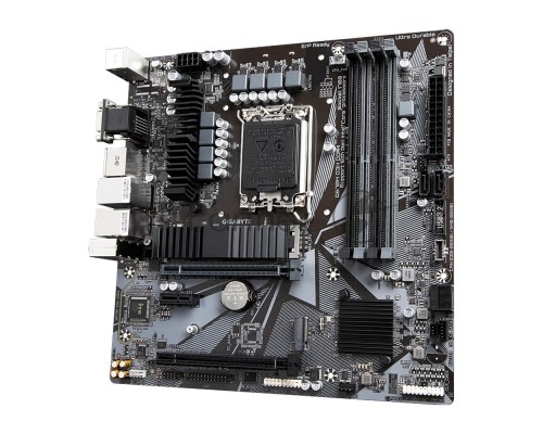 Материнская плата Gigabyte Q670M D3H DDR4, Socket 1700, Intel®Q670, 4xDDR4-3200, D-SUB+HDMI+DP, 2xPCI-Ex16,  1xPCI-Ex1, 4xSATA3(RAID 0/1/5), 2xM.2, 8Ch Audio, 2.5GLan, GLan, (2+4)xUSB2.0, (3+2)xUSB3.2, (1+1)xUSB3.2 Type-C™, 1xPS/2, mATX, RTL