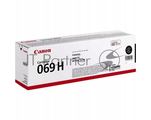 Картридж лазерный Canon 069BK (5094C002) черный (2100 стр.) для Canon MF752Cdw/754Cdw, LBP673Cdw