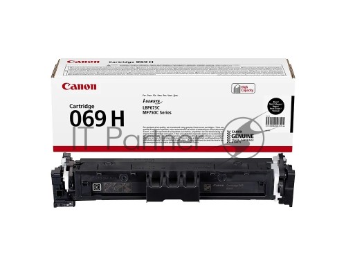 Картридж лазерный Canon 069BK (5094C002) черный (2100 стр.) для Canon MF752Cdw/754Cdw, LBP673Cdw