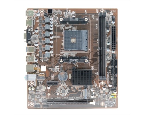 Материнская плата AFOX AMD® X470, AMD Socket AM4, Dual Channel DDR4, Micro-ATX (22 x 20 cm) X470D4-MA-V2