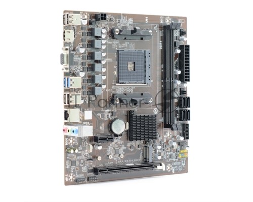 Материнская плата AFOX AMD® X470, AMD Socket AM4, Dual Channel DDR4, Micro-ATX (22 x 20 cm) X470D4-MA-V2