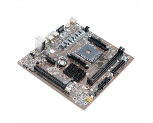 Материнская плата AFOX AMD® X470, AMD Socket AM4, Dual Channel DDR4, Micro-ATX (22 x 20 cm) X470D4-MA-V2