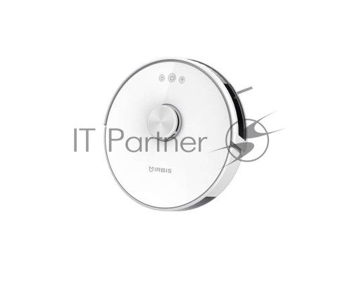 Робот-пылесос Irbis Peach 0421 белый, 3000 мАч Li-ion, уборка влажная/сухая, пылесборник контейнер 0.6 л