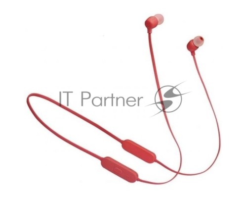 Гарнитура JBL BLUETOOTH TUNE 125BT RED