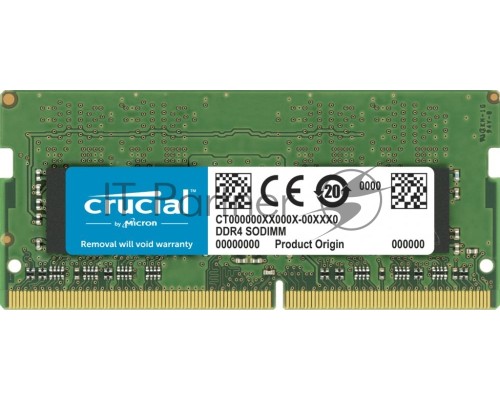 Оперативная память OEM 32GB Crucial DDR4 3200 SO DIMM CT32G4SFD832A Non-ECC, CL22, 1.2V, DRx8, RTL, (822499) {100}