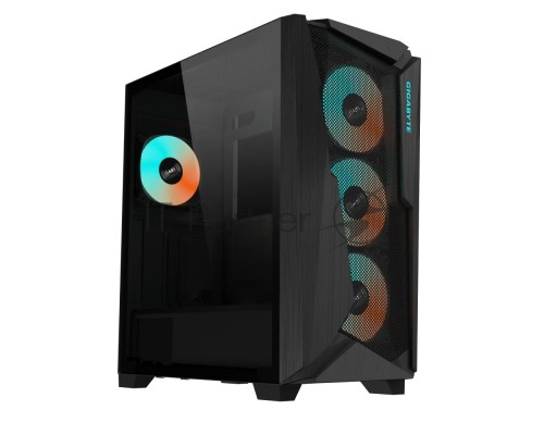 Корпус Gigabyte C301 Glass MidTower, ATX, USB-C x1, USB3.0 x2, Audio I/O, GPU:400mm, Black, TG