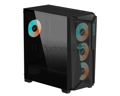 Корпус Gigabyte C301 Glass MidTower, ATX, USB-C x1, USB3.0 x2, Audio I/O, GPU:400mm, Black, TG