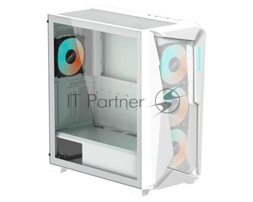 Корпус Gigabyte C301 Glass White MidTower, ATX, USB-C x1, USB3.0 x2, Audio I/O, GPU:400mm, Black, TG