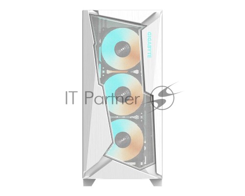 Корпус Gigabyte C301 Glass White MidTower, ATX, USB-C x1, USB3.0 x2, Audio I/O, GPU:400mm, Black, TG