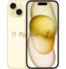 Смартфон Apple iPhone 15 A3092 6Gb, 256Gb, Yellow