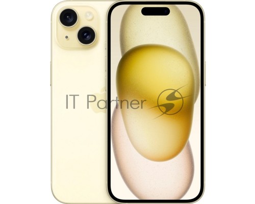 Смартфон Apple iPhone 15 A3092 6Gb, 256Gb, Yellow