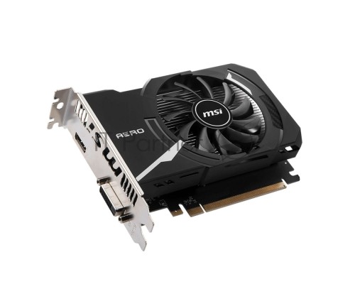 Видеокарта MSI GT 1030 AERO ITX 4GD4 OC Nvidia GT 1030 4Gb, DDR4, PCI-E 3.0, HDMIx1 DVIx1 HDCP