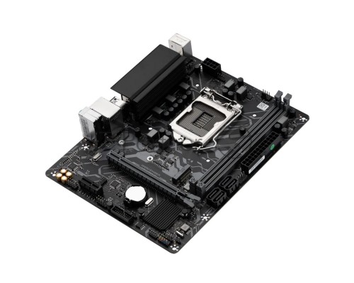 Материнская плата Maxsun MS-Challenger H510M-R 1200, H510, 2xDDR4, 1xPCIEx16,1xPCIEx1,1xM.2, Front2xUSB3,2xUSB2, Rear4xUSB2,2xUSB3, 4xSATA3, 1GLan, VGA+HDMI, mATX, RTL