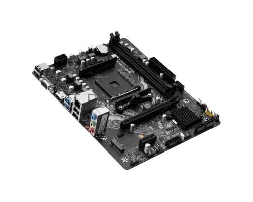 Материнская плата Maxsun MS-Challenger A520M-K AM4, A520, 2xDDR4, 1xPCI-E 16X1xPCI-E 1X2xM.2, Front2xUSB3.0, 2xUSB2.0, Rear4xUSB2.0, 2xUSB3.0, 3xSATA 3.0, 1GLan, HDMI+DP, mATX, RTL