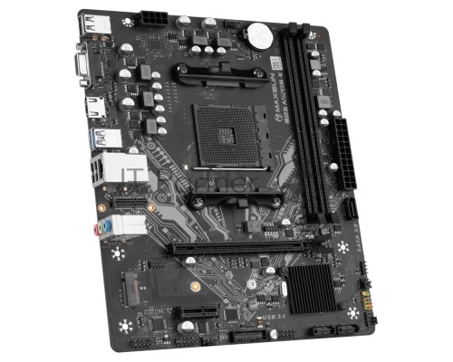 Материнская плата Maxsun MS-Challenger A520M-K AM4, A520, 2xDDR4, 1xPCI-E 16X1xPCI-E 1X2xM.2, Front2xUSB3.0, 2xUSB2.0, Rear4xUSB2.0, 2xUSB3.0, 3xSATA 3.0, 1GLan, HDMI+DP, mATX, RTL