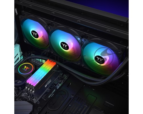 Жидкостная система охлаждения Thermaltake Floe RC360 CPU&;Memory AIO Liquid Cooler [CL-W290-PL12SW-A] /All-in-one liquid cooling system/ARGB Fan*3/memory not include