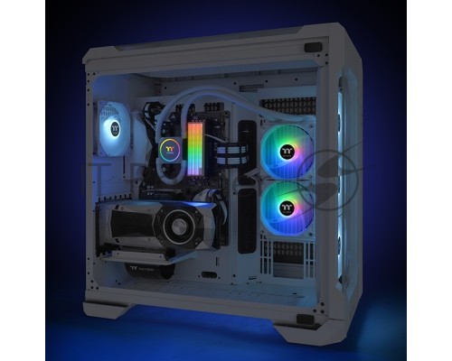 Жидкостная система охлаждения Thermaltake CL-W330-PL12WT-A Floe RC240 CPU&;Memory AIO Liquid Cooler Snow Edition/All-in-one liquid cooling system/120 ARGB Fan*2/memory not include Жидкостная система охлаждения Thermaltake CL-W330-PL12WT-A Floe RC240 CPU&;Memory AIO Liquid Cooler Snow Edition/All-in-one liquid cooling system/120 ARGB Fan*2/memory not include