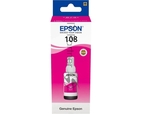 Контейнер с пурпурными чернилами EPSON C13T09C34A