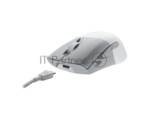 Мышь беспроводная/проводная ASUS ROG Keris Wireless AimPoint черный, 36000 dpi, радиоканал, Bluetooth, USB, кнопки - 5