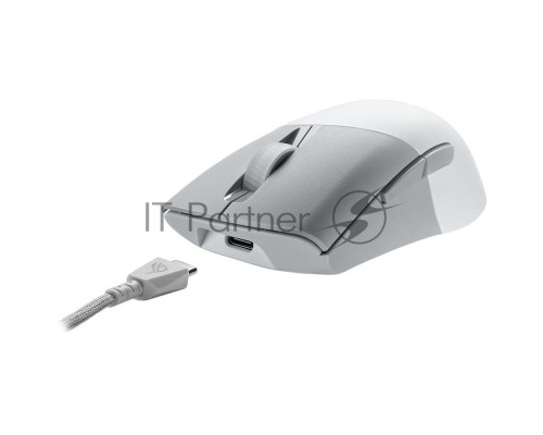 Мышь беспроводная/проводная ASUS ROG Keris Wireless AimPoint черный, 36000 dpi, радиоканал, Bluetooth, USB, кнопки - 5