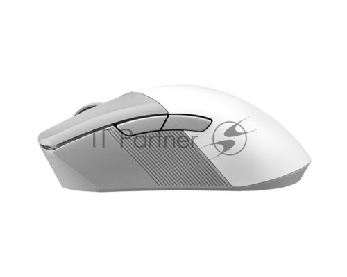 Мышь беспроводная/проводная ASUS P711 ROG Gladius III белый, 36000 dpi, радиоканал, Bluetooth, USB, кнопки - 6