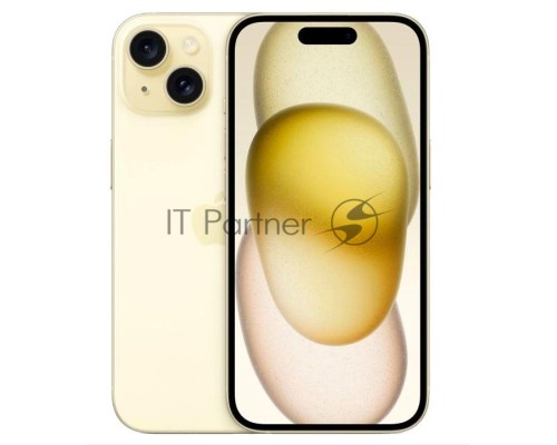 Смартфон Apple iPhone 15 A3092 6Gb, 256Gb, Yellow