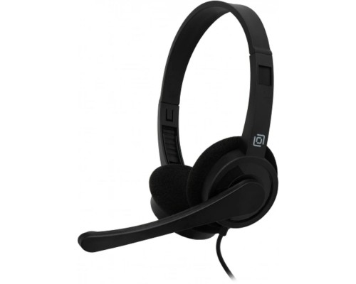[Наушники и микрофоны] Оклик HS-M600 черный 1.8м накладные оголовье (1900372)