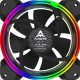 Вентилятор для корпуса ALSEYE HALO40-S-RGB-OP Dimension: 120x120x25mm  Weight: 180g Voltage: DC 12V