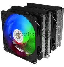 Кулер для процессора N600B-DT-HY black TDP:250WProduct Dimension: 125 ?143 ?158mmHeat Pipe: ?6mm ? 6 pcsFan Dimension: 120?120?25mmVoltage: DC 12VCurrent: 0.24~0.48AFan Speed: 800~1800RPM±10%Air Flow: 31.18~73.92CFM±10%Air Pressure: 0.56~2.1mm/H2O±10%Noi